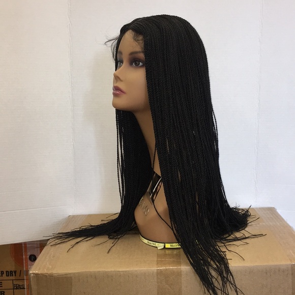 🆕 handmade braided micro twist lace part wig - Picture 2 of 4